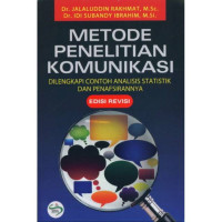 Image of Metode Penelitian Komunikasi (Edisi Revisi)