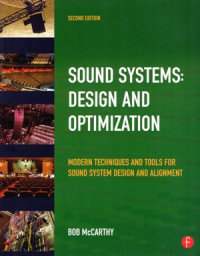 Image of Sound Systems: Design and optimization, Modern techniques and tools for sound system design and aligment, 2nd ed.