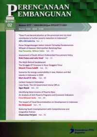 Image of Jurnal Perencanaan Pembangunan: The Indonesian Journal of Development Planning
