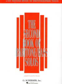 The Second Book of Baritone/Bass Solos