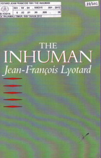 Image of The Inhuman : Reflections on time