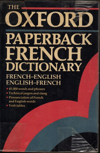 The Oxford Paperback French Dictionary