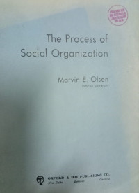 The Process of Social Organization