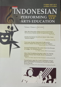 Indonesian Journal of Performing Arst  Education