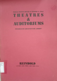 Image of Theatres & Auditoriums Progressive Architecture Library