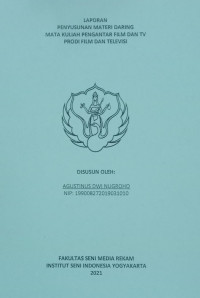 Image of Mata kuliah pengantar film dan TV prodi film dan televisi :  Laporan penyusunan materi daring