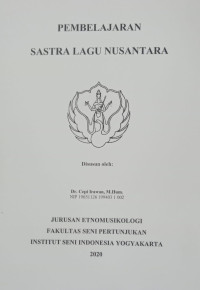 Image of Pembelajaran sastra lagu Nusantara