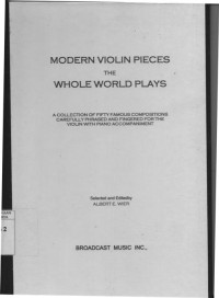 Modern Violin Pieces the Whole World Plays