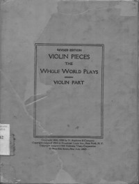 Image of Violin Pieces the World Plays