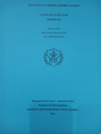 Image of Penyusunan modul pembelajaran nama mata kuliah monolog