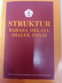 Struktur Bahasa Melayu Dialek Panai