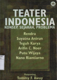 Image of Teater Indonesia: Konsep, Sejarah, Problema