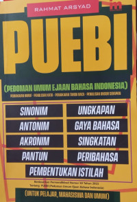 PUEBI (Pedoman Umum Ejaan Bahasa Indonesia)