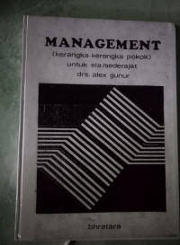 Management (kerangka-kerangka pokok) untuk SLA/sederajat