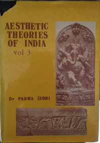 Aesthetic theories of India Vol. 3