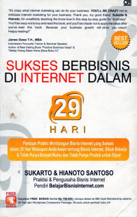 Sukses Berbisnis Di Internet Dalam 29 Hari