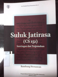 Suluk jatirasa (CS 151) suntingan dan terjemahan