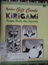 Membuat gift cards kirigami : bunga, buah, dan sayuran