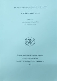 Image of Ilmu Komunikasi Visual: laporan pengembangan bahan ajar daring