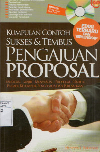 Kumpulan Contoh Sukses & Tembus Pengajuan Proposal