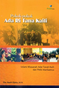 Pokok-pokok Ada Ri Tana Kaili