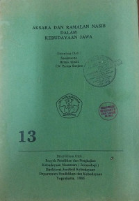 Image of Aksara dan ramalan nasib dalam kebudayaan Jawa