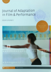 Image of Journal of Adaptation in Film & Performance