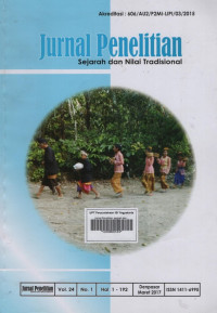 Jurnal Penelitian: sejarah dan nilai tradisional