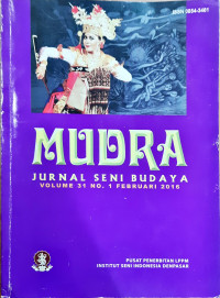 Mudra: Jurnal Seni Budaya