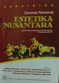 Prosiding: Seminar Estetika Nusantara