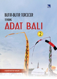 Image of Butir-butir Tercecer Tentang Adat Bali 2