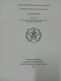 Image of Penyusunan rancangan mata kuliah tari Jawa Timur: laporan pengembangan bahan ajar daring