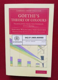 Goethe's Theory of Colours