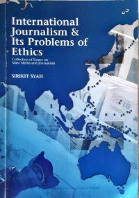 Image of International Journalism & Its Problems of Ethics