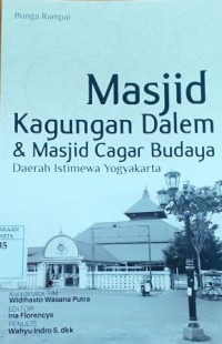 Masjid Kagungan Dalem & Masjid Cagar Budaya Daerah Istimewa Yogyakarta