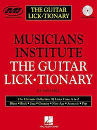Image of Musicians Institute: The Guitar Lick.tionary