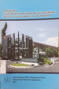 Panduan Sistem Penjaminan Mutu Internal Institut Seni Indonesia Yogyakarta