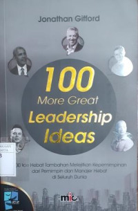 Image of 100 More Great Leadership Ideas