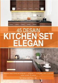 Desain kitchen set elegan