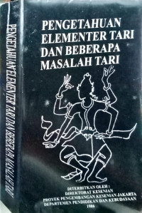 Image of Pengetahuan Elementer Tari dan Beberapa Masalah Tari