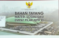Image of Bahan Tayang Materi Sosialisai Empat Pilar MPR RI