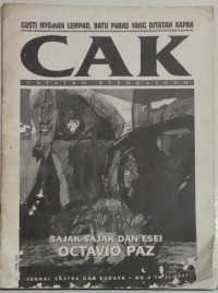 Image of Cak : Catatan kebudayaan