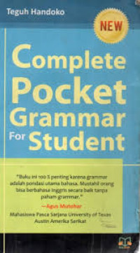 Image of Complete pocket grammar for student