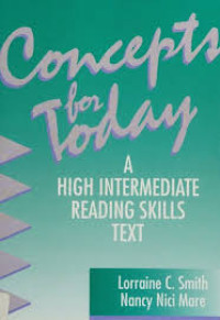 Image of Concepts For Today: A High Intermediate Reading Skills Text