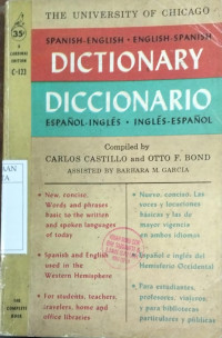 Image of Dictionary: Spanish-English, English-Spanis