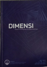 Image of Dimensi : Journal of architecture and built enviroment