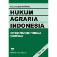 Image of Hukum Agraria Indonesia