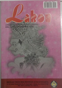 Image of Lakon : Jurnal Jurusan Pedalangan