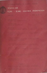 Image of Majalah Ilmu-Ilmu sastra Indonesia