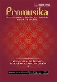 Image of Promusika: jurnal pengkajian, penyajian, dan penciptaan musik